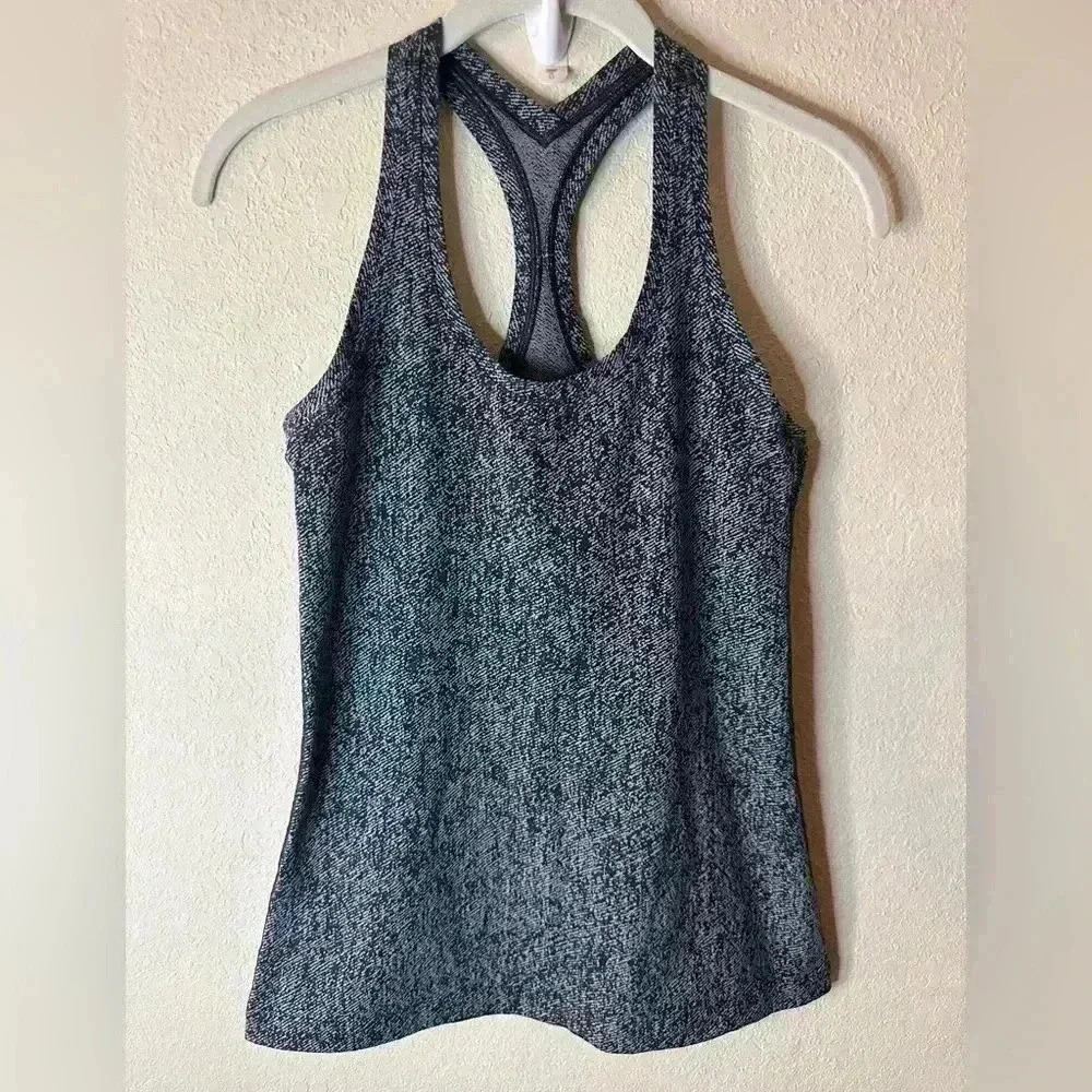 Lululemon Cool Racerback black and gray
